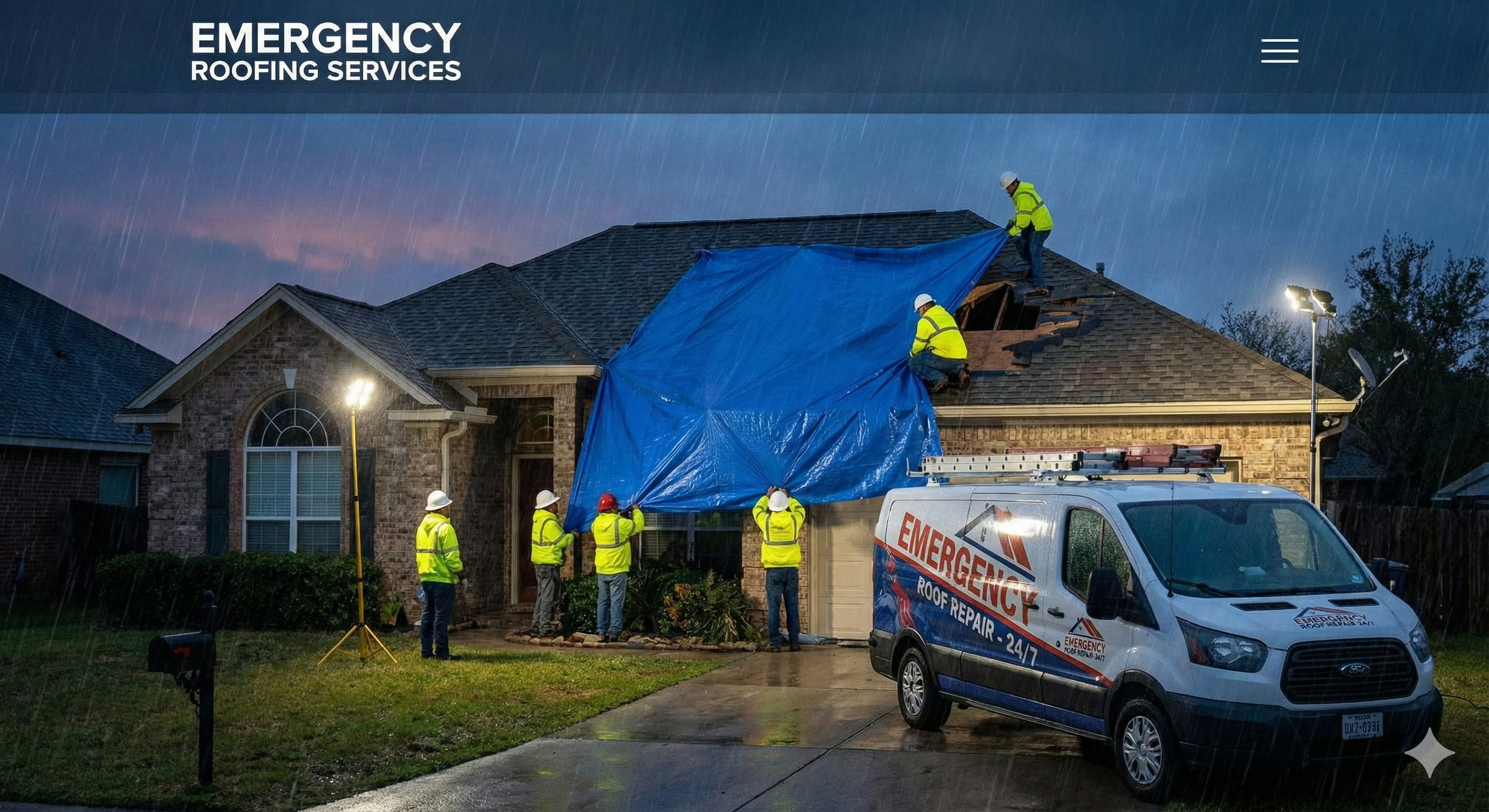 24/7 emergency roofing solutions by Vance Roofing