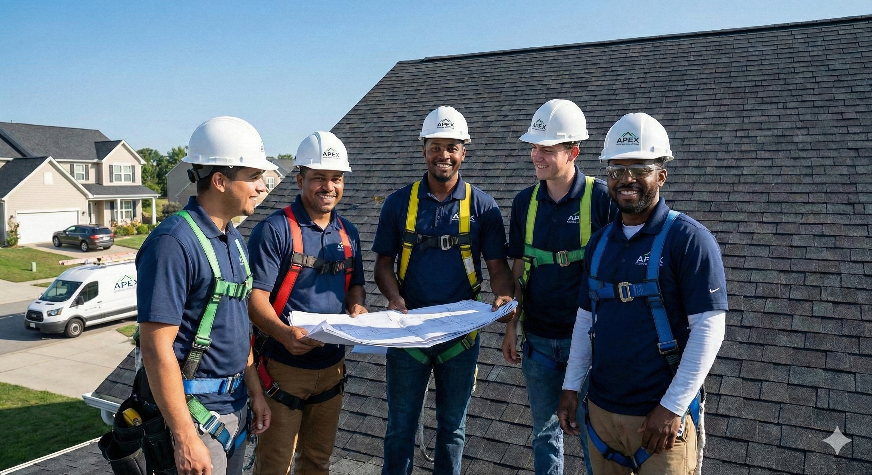 Vance Roofing professional team members